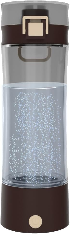 GOSOIT Wasserstoff Wasser Flasche Wasserstoff Wasser generator Ionisator Wasserstoff Alkalischer basischen Wasser Maschine Maker mit SPE PEM Technik 500ml/17floz