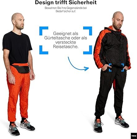 TOCA EMF-Schutz Bauchtasche – Faraday-Gürtel gegen Strahlung für unterwegs – Bild 4