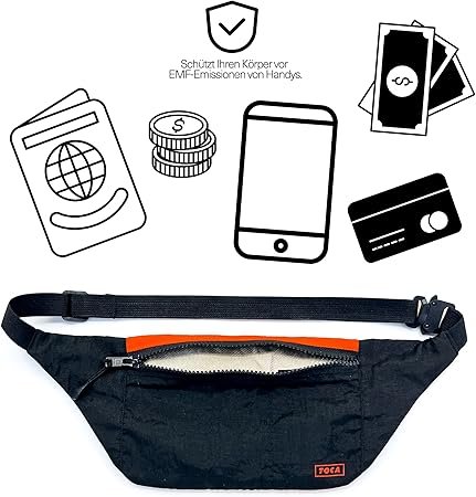 TOCA EMF-Schutz Bauchtasche – Faraday-Gürtel gegen Strahlung für unterwegs – Bild 5
