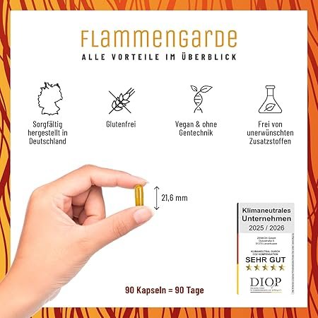 Weihrauch Kurkuma Ingwer Kapseln Hochdosiert - 196,1 mg Boswelliasäure, 133,3 mg Curcumin, Zimt, Gingerol & Piperin - Ohne chemische Entzündungshemmer oder Gelenkkapseln – Bild 7