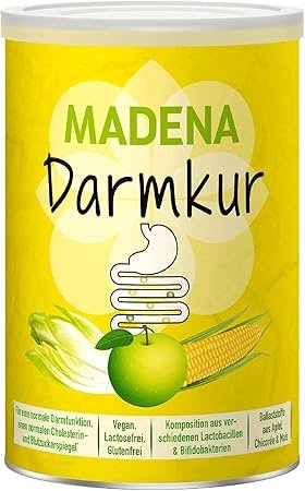 MADENA Darmkur, Inulin, Apfelpektin, resistente Stärke, Bifidobacterium breve, Bif. lactis, Lactobacillus casei, Lactobacillus gasseri, Lactobacillus plantarum, Lactobacillus rhamnosus
